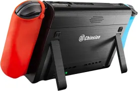 10000mAh Battery Pack for Nintendo Switch & OLED, Portable Pop-Up Backup Extended Battery Charger Case for Switch Games and Accessories, Black