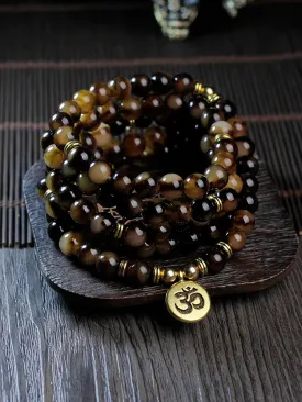 108 buddhist beads bracelet yoga,108 bead mala bracelet for women