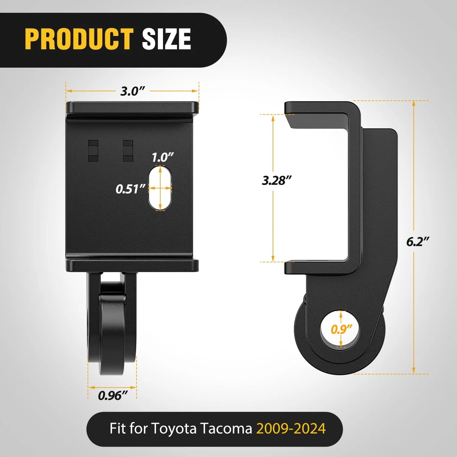 2009-2024 Toyota Tacoma Demon Front Tow Hook