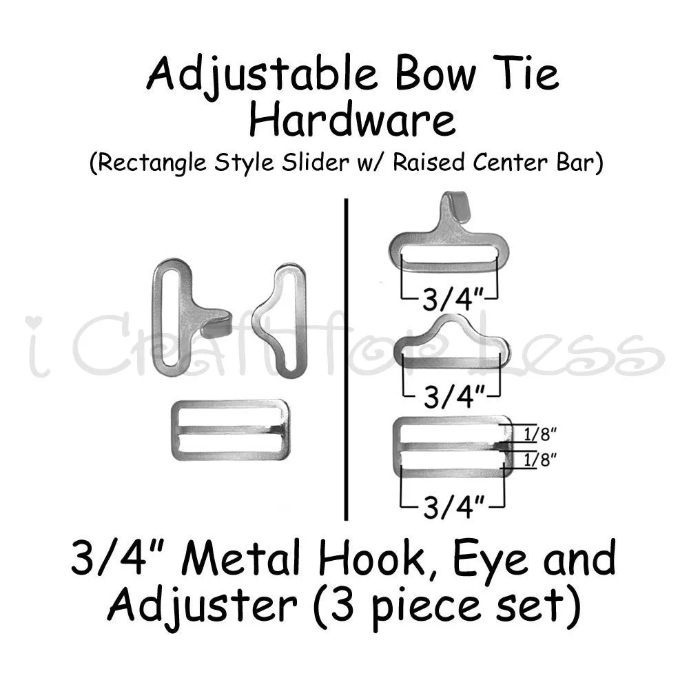Adjustable Bow Tie Hardware
