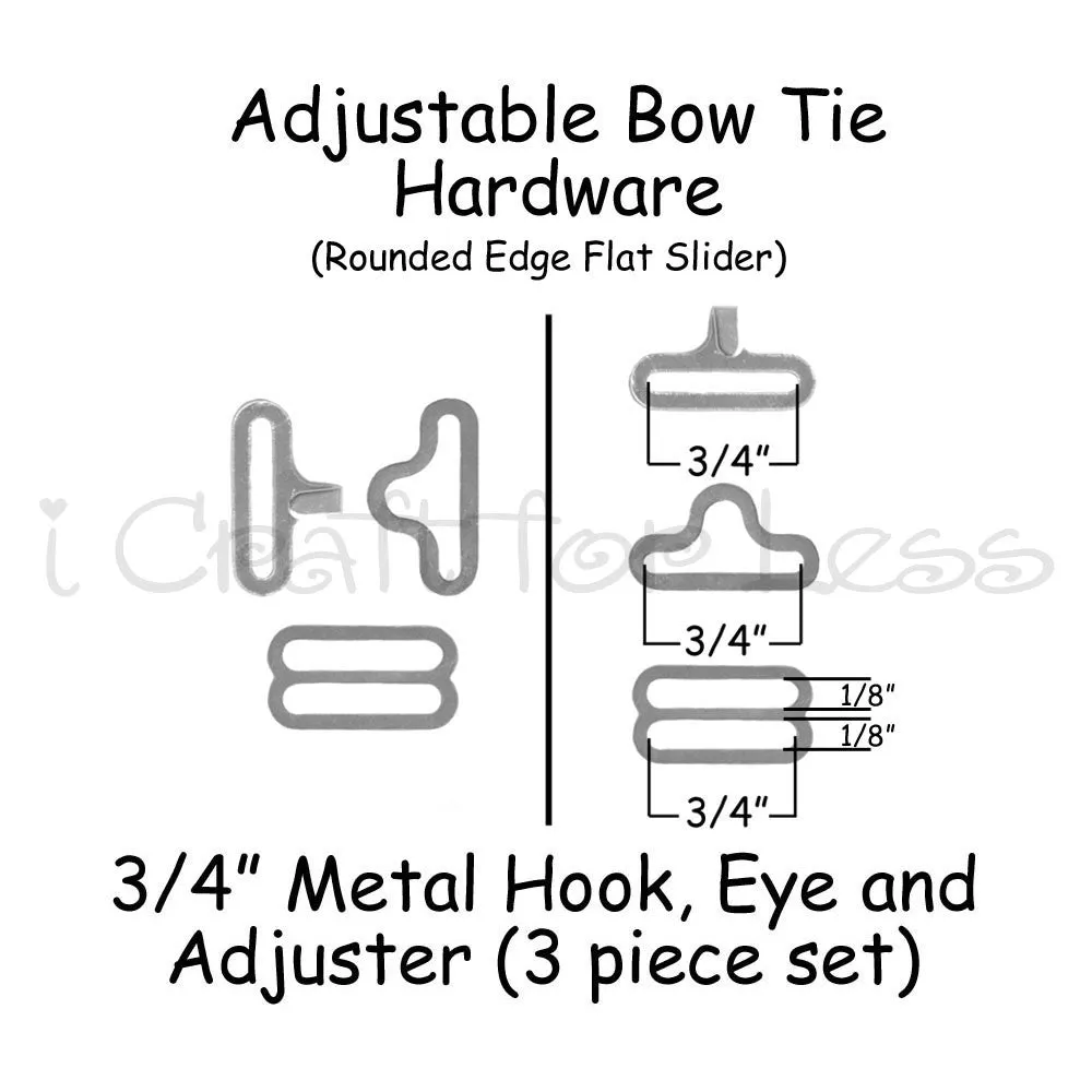 Adjustable Bow Tie Hardware
