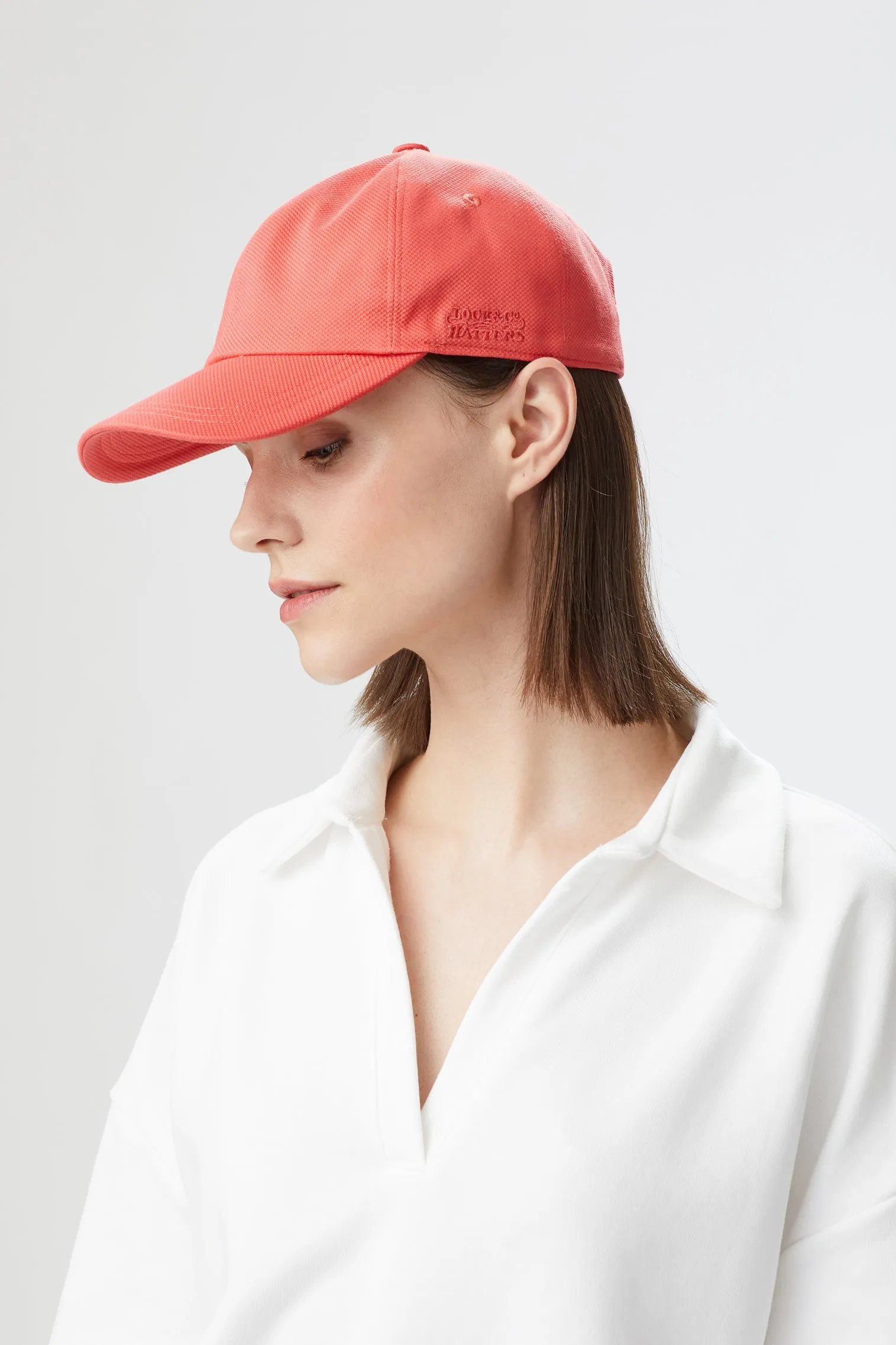 Adjustable Coral Baseball Cap