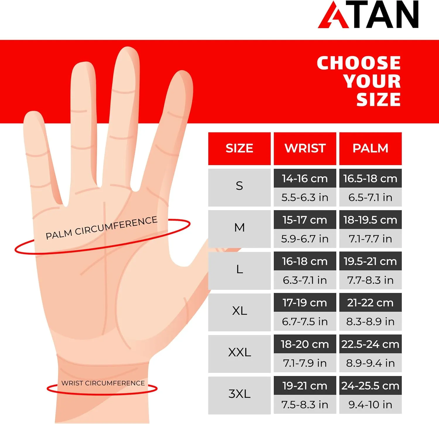 Atan Arthritis Wrist Support Brace | Gloves for Fitness Weightlifting Tendonitis Pain Relief and Thumbs Support