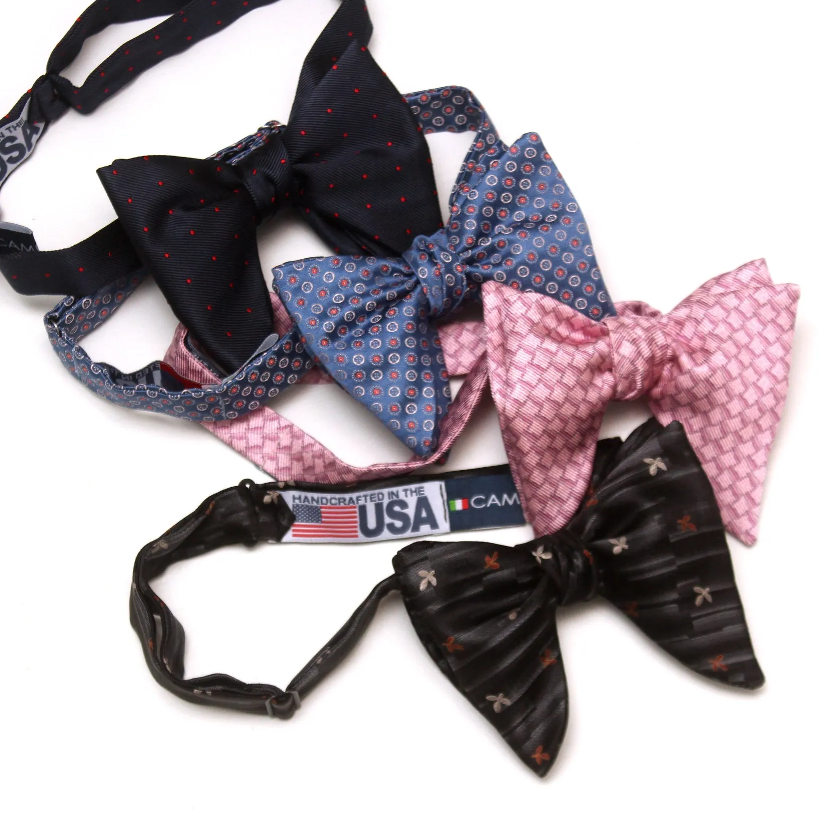 Big Butterfly Bow tie in Black Silk Bow Tie