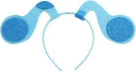 Blue Pink Dog Ears Headband Women Cartoon Headpiece Halloween Costume Dress up Accessories Party Animal Cosplay