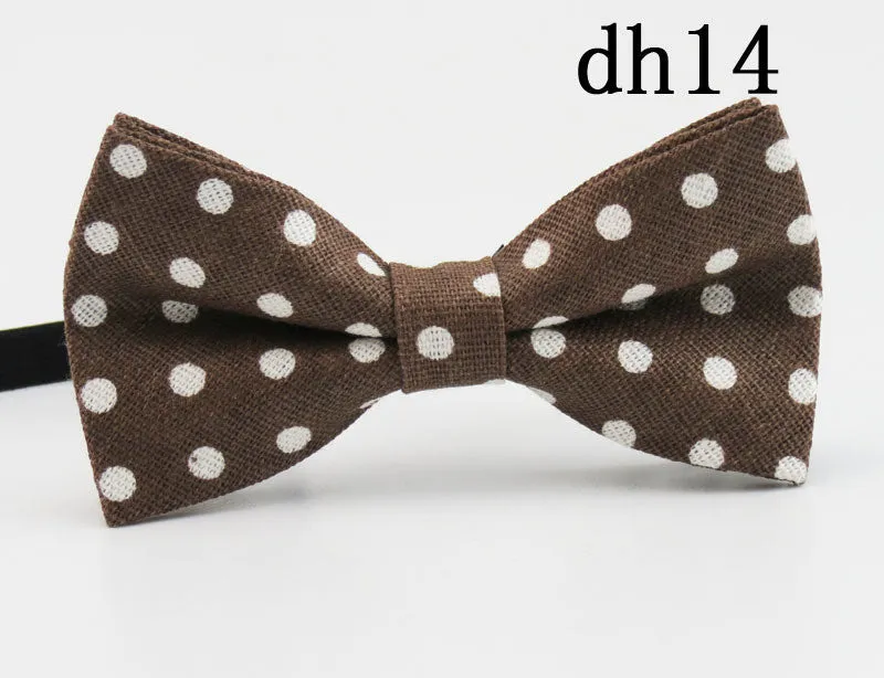 Cute Baby Bow tie Boys Girls Bowtie Kids Bow Ties Cotton Linen Multi Pattern Pyramid /Sailboat /Flower /Star Bowties