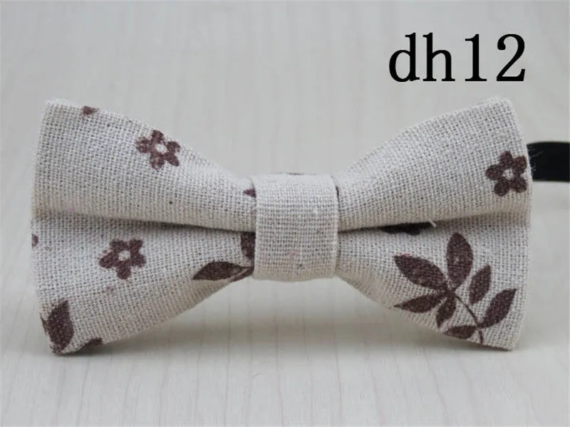 Cute Baby Bow tie Boys Girls Bowtie Kids Bow Ties Cotton Linen Multi Pattern Pyramid /Sailboat /Flower /Star Bowties