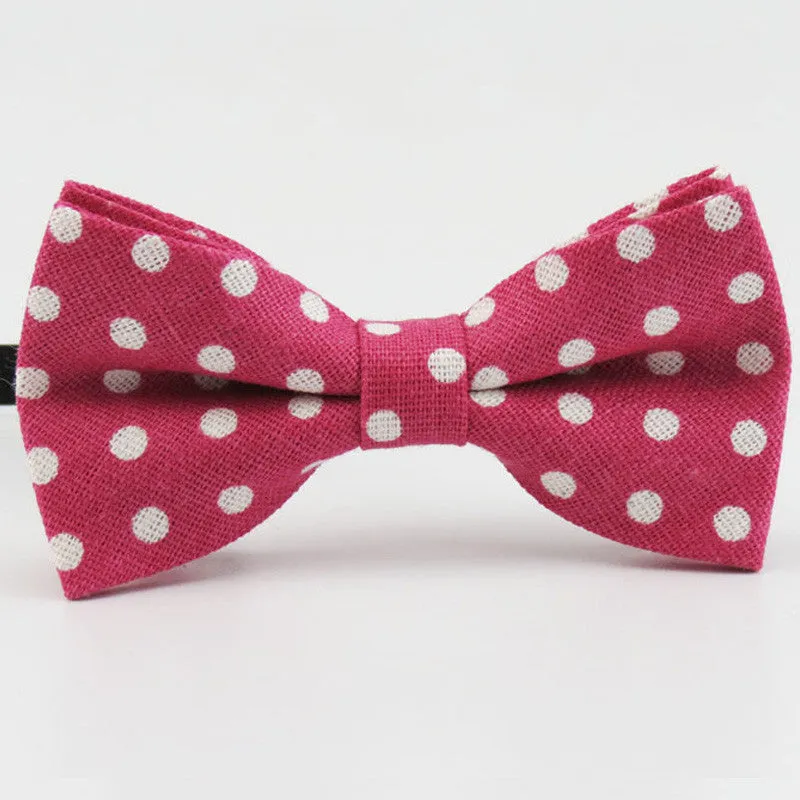 Cute Baby Bow tie Boys Girls Bowtie Kids Bow Ties Cotton Linen Multi Pattern Pyramid /Sailboat /Flower /Star Bowties