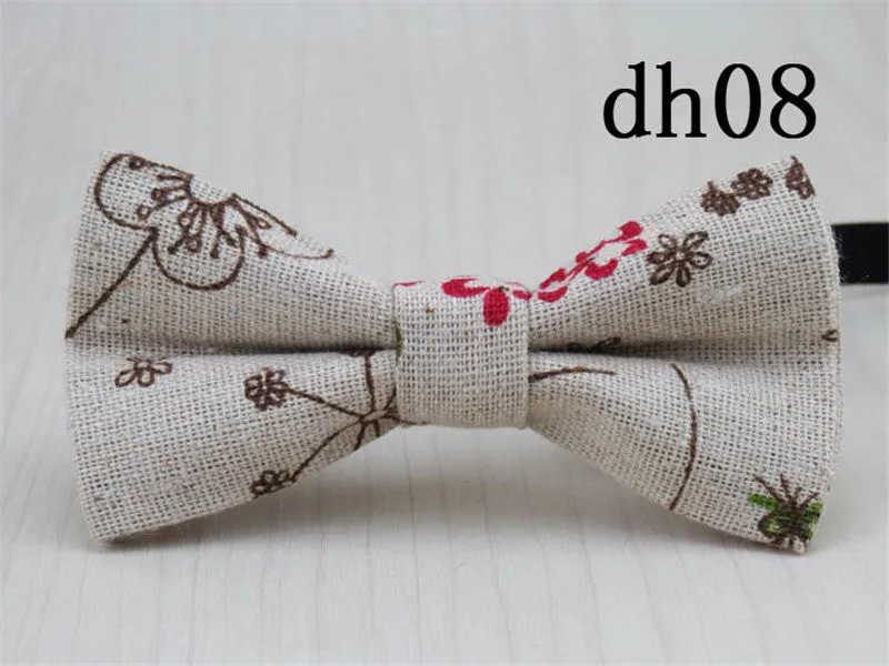 Cute Baby Bow tie Boys Girls Bowtie Kids Bow Ties Cotton Linen Multi Pattern Pyramid /Sailboat /Flower /Star Bowties