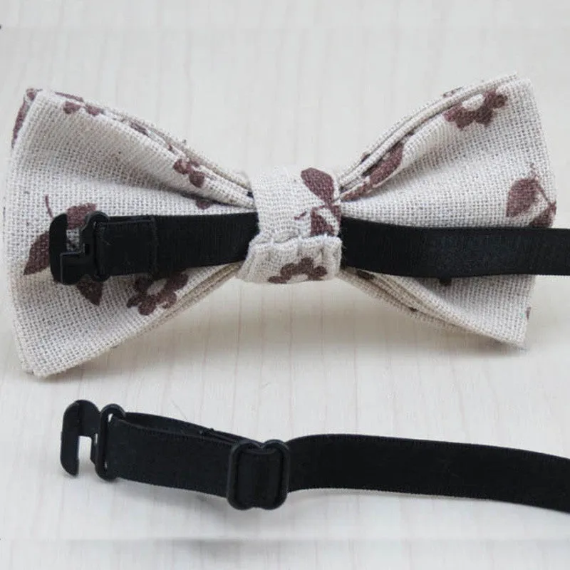 Cute Baby Bow tie Boys Girls Bowtie Kids Bow Ties Cotton Linen Multi Pattern Pyramid /Sailboat /Flower /Star Bowties