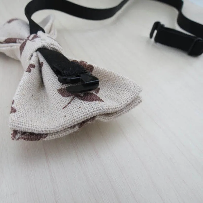 Cute Baby Bow tie Boys Girls Bowtie Kids Bow Ties Cotton Linen Multi Pattern Pyramid /Sailboat /Flower /Star Bowties