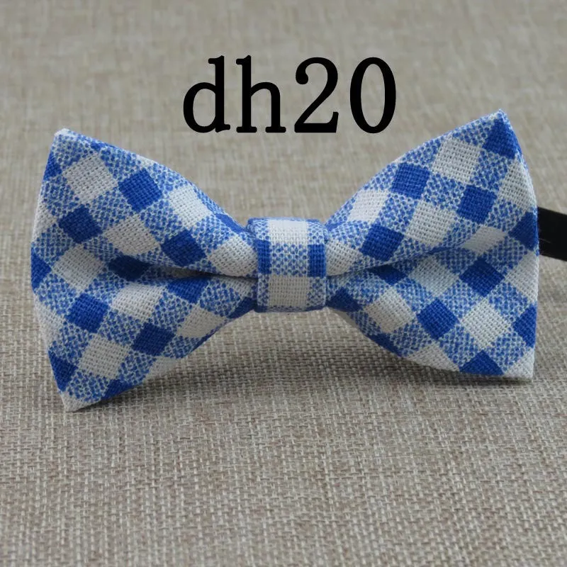 Cute Baby Bow tie Boys Girls Bowtie Kids Bow Ties Cotton Linen Multi Pattern Pyramid /Sailboat /Flower /Star Bowties