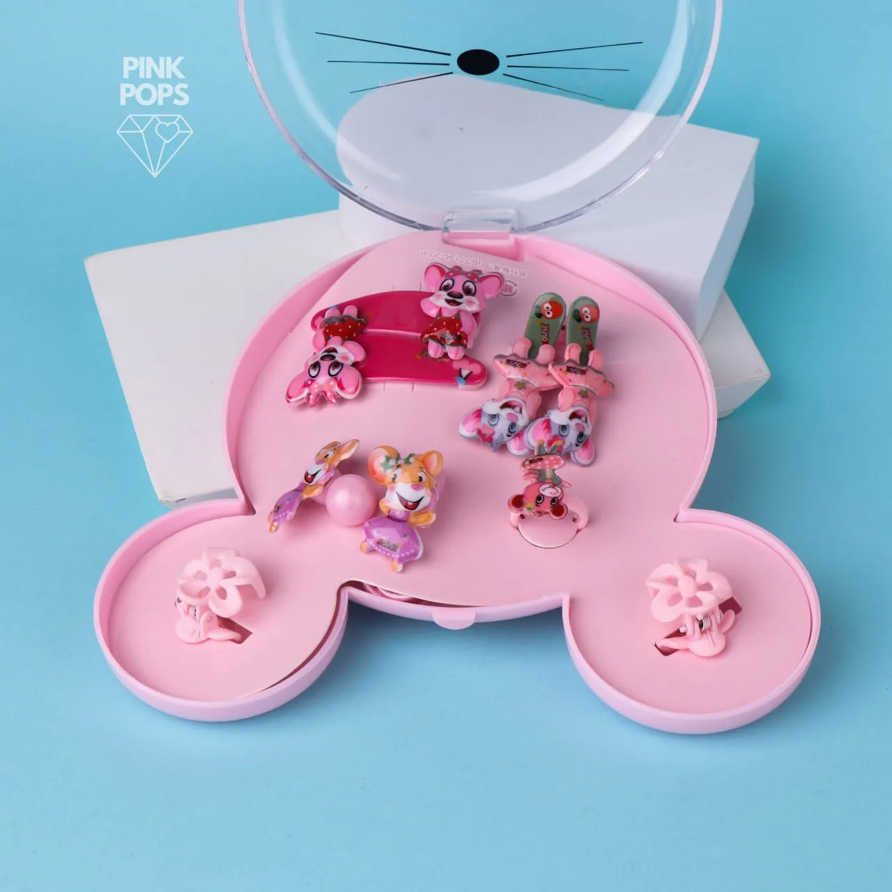 Cute Bear Hair Accessories Set