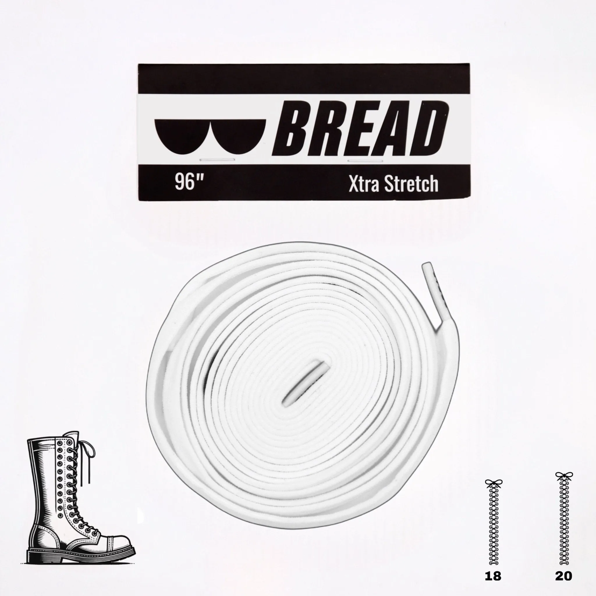 Elastic Shoelaces - Cloud White