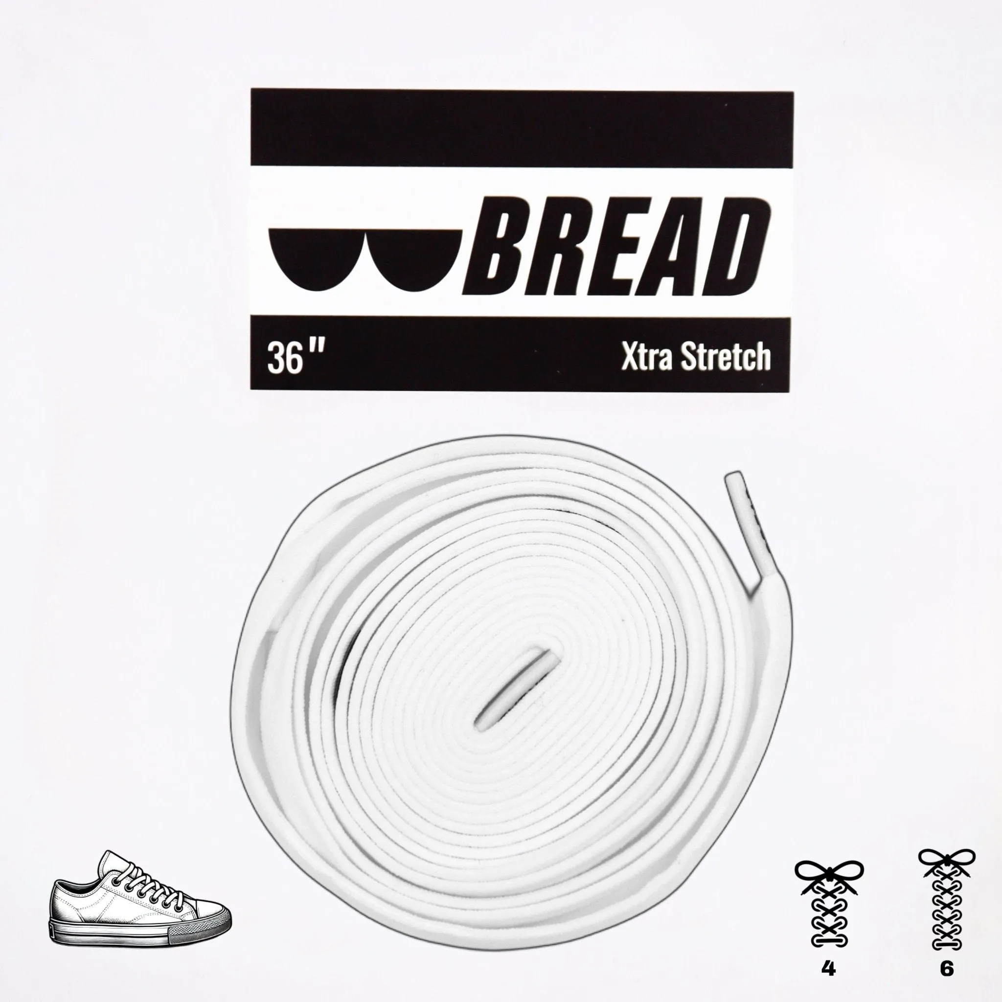 Elastic Shoelaces - Cloud White