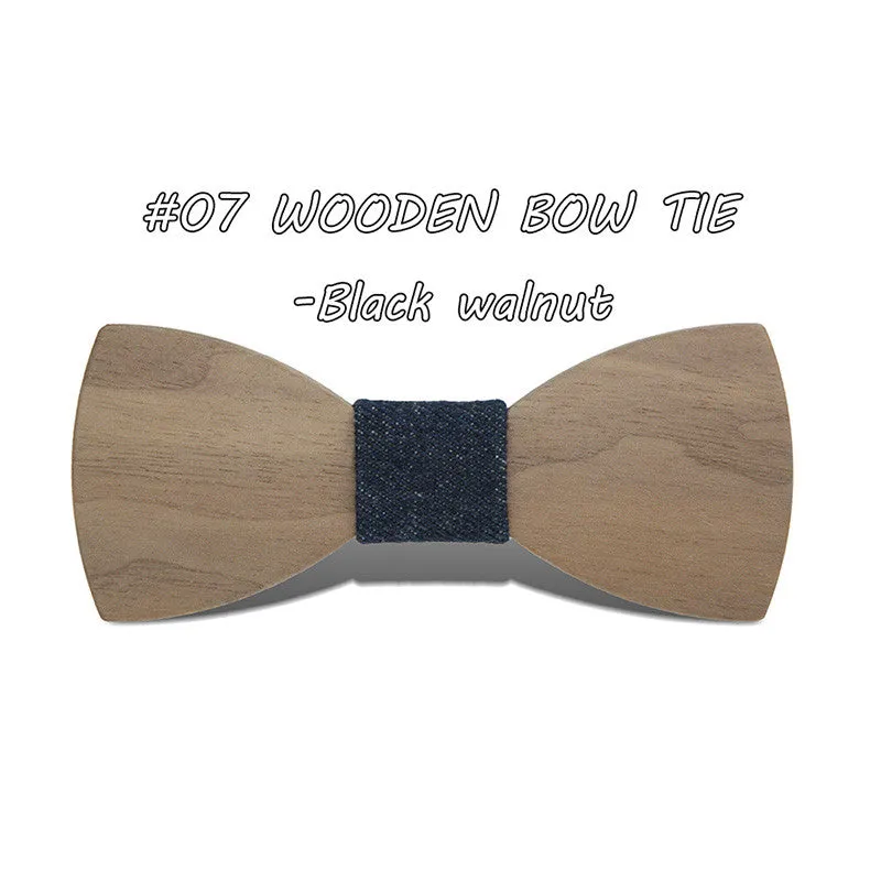 Gravata Borboleta Adult Wood Bow Ties Hardwood Handmade Personality Accessory Ties For Men Butterfly Gravata Wooden Bow tie