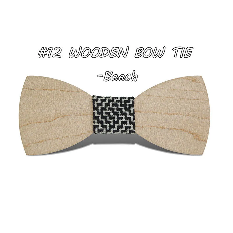 Gravata Borboleta Adult Wood Bow Ties Hardwood Handmade Personality Accessory Ties For Men Butterfly Gravata Wooden Bow tie