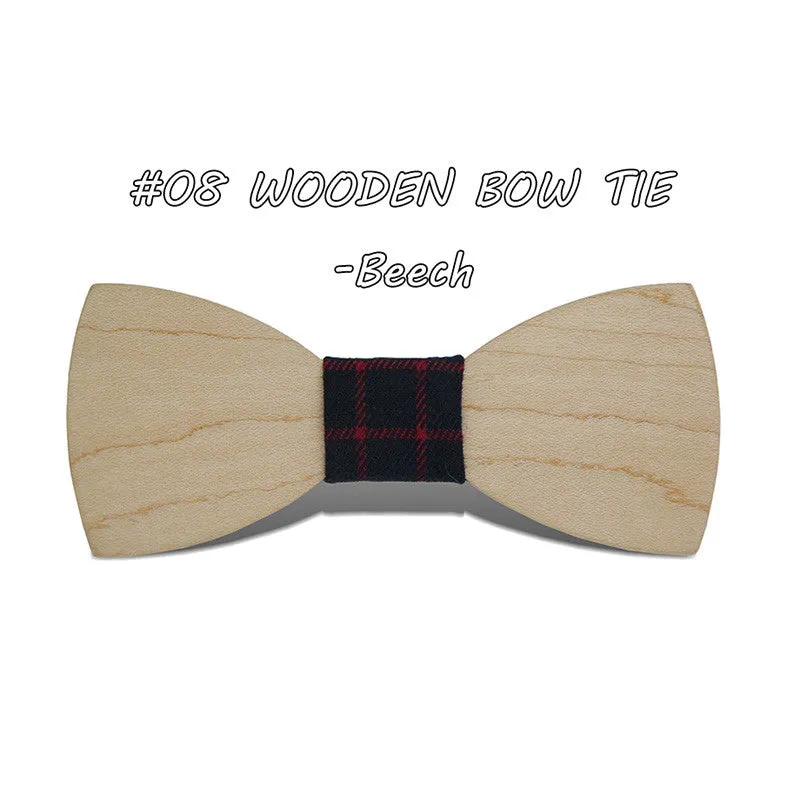 Gravata Borboleta Adult Wood Bow Ties Hardwood Handmade Personality Accessory Ties For Men Butterfly Gravata Wooden Bow tie