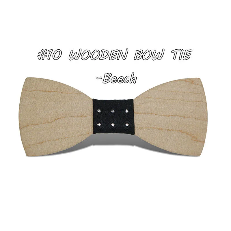 Gravata Borboleta Adult Wood Bow Ties Hardwood Handmade Personality Accessory Ties For Men Butterfly Gravata Wooden Bow tie