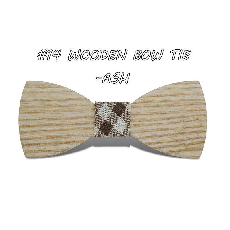 Gravata Borboleta Adult Wood Bow Ties Hardwood Handmade Personality Accessory Ties For Men Butterfly Gravata Wooden Bow tie