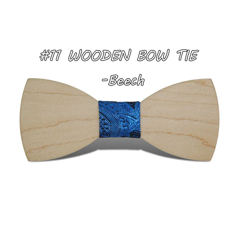 Gravata Borboleta Adult Wood Bow Ties Hardwood Handmade Personality Accessory Ties For Men Butterfly Gravata Wooden Bow tie