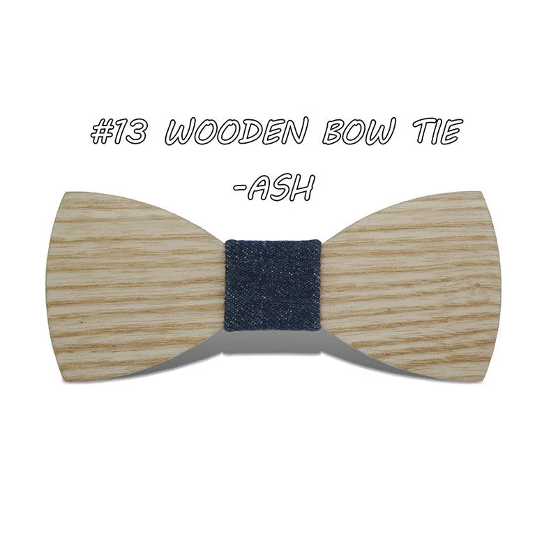 Gravata Borboleta Adult Wood Bow Ties Hardwood Handmade Personality Accessory Ties For Men Butterfly Gravata Wooden Bow tie