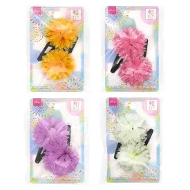 Hair Snap Clip Neon Dahlia
