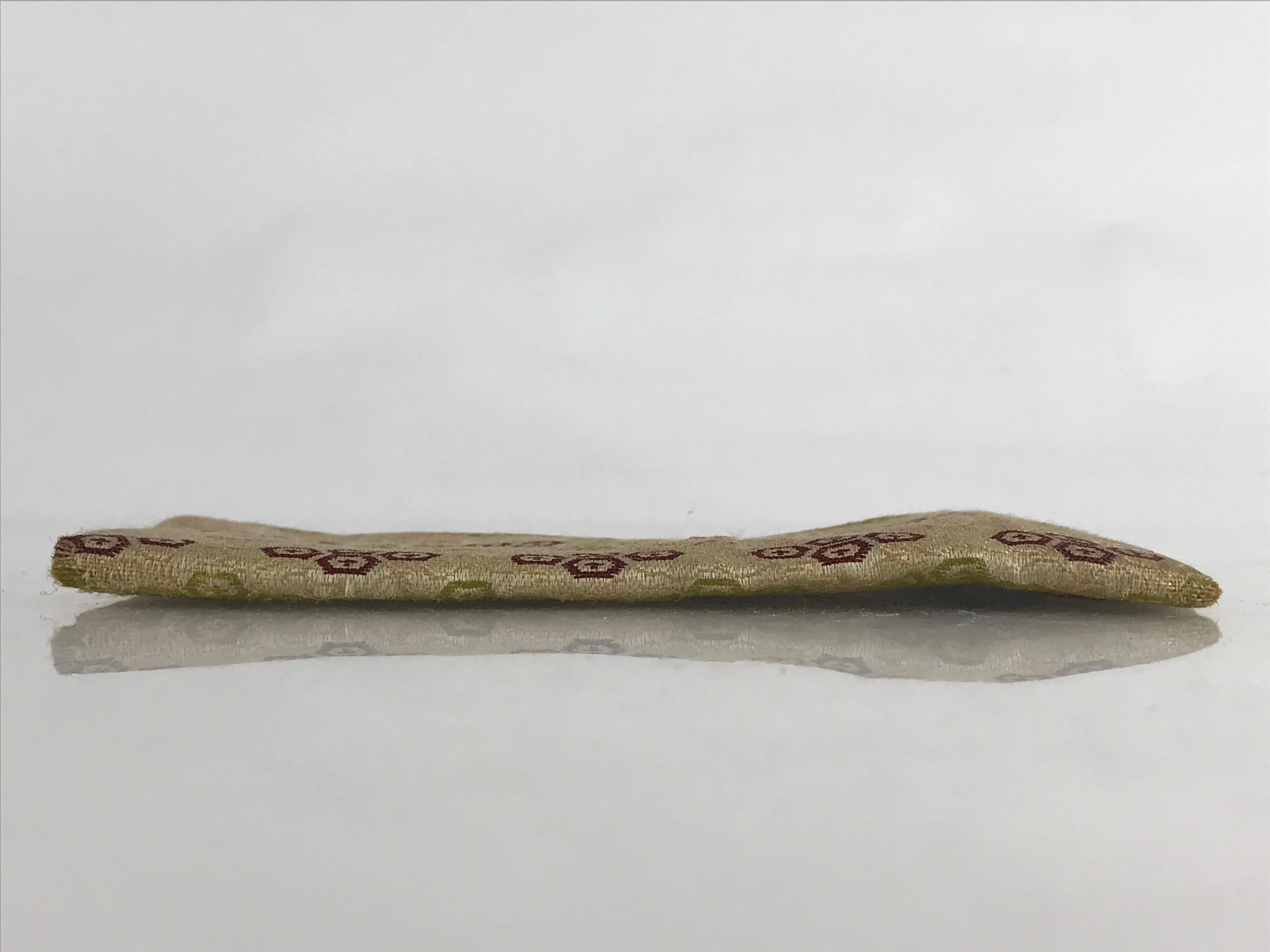 Japanese Buddhist Fabric Bag Prayer Beads Jyuzu-Bukuro Vtg Silk Nishijin-Ori Gol