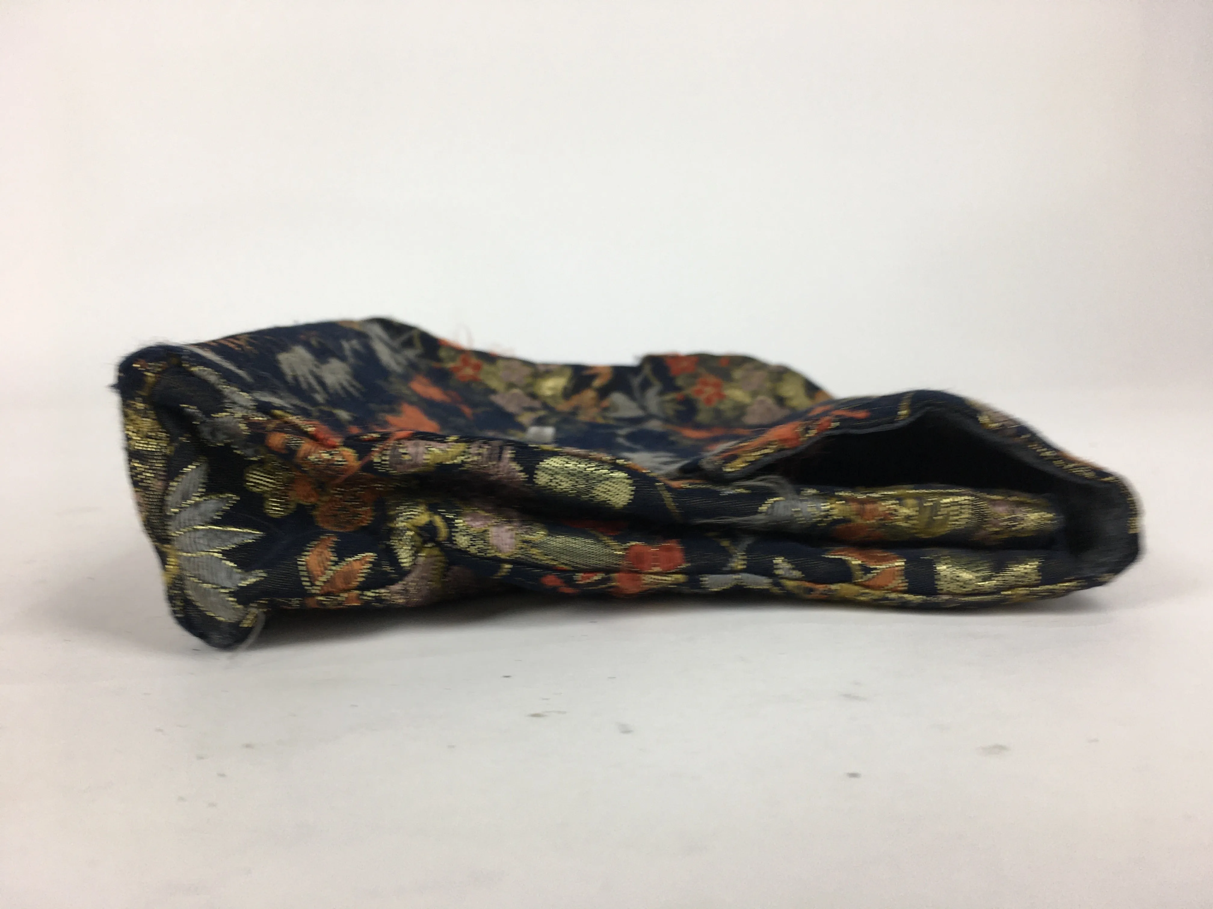 Japanese Buddhist Fabric Bag Vtg Prayer Beads Juzu Bag Pine Tree BU623
