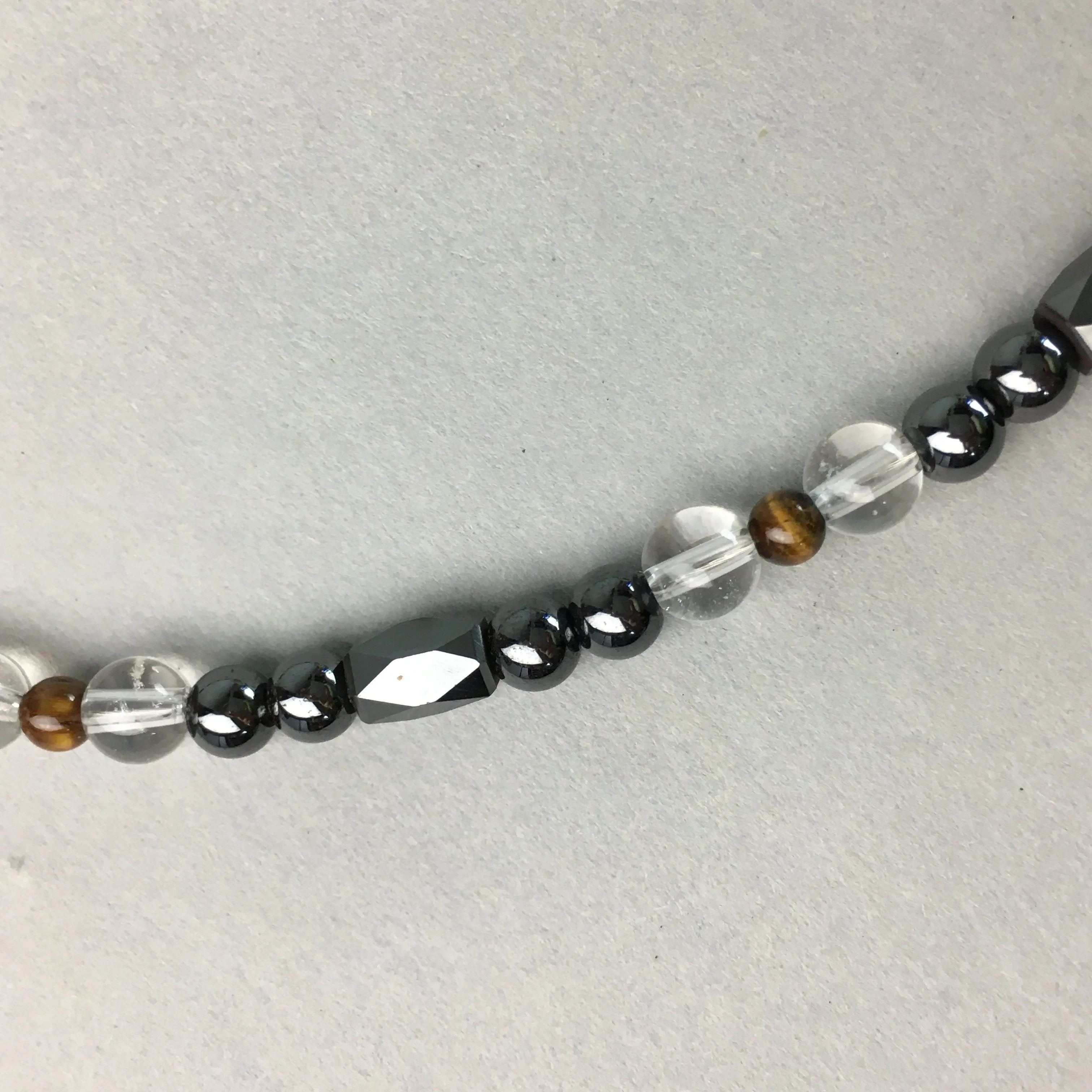Japanese Buddhist Prayer Beads Vtg  Juzu Black Stone Rosary Bracelet JZ3