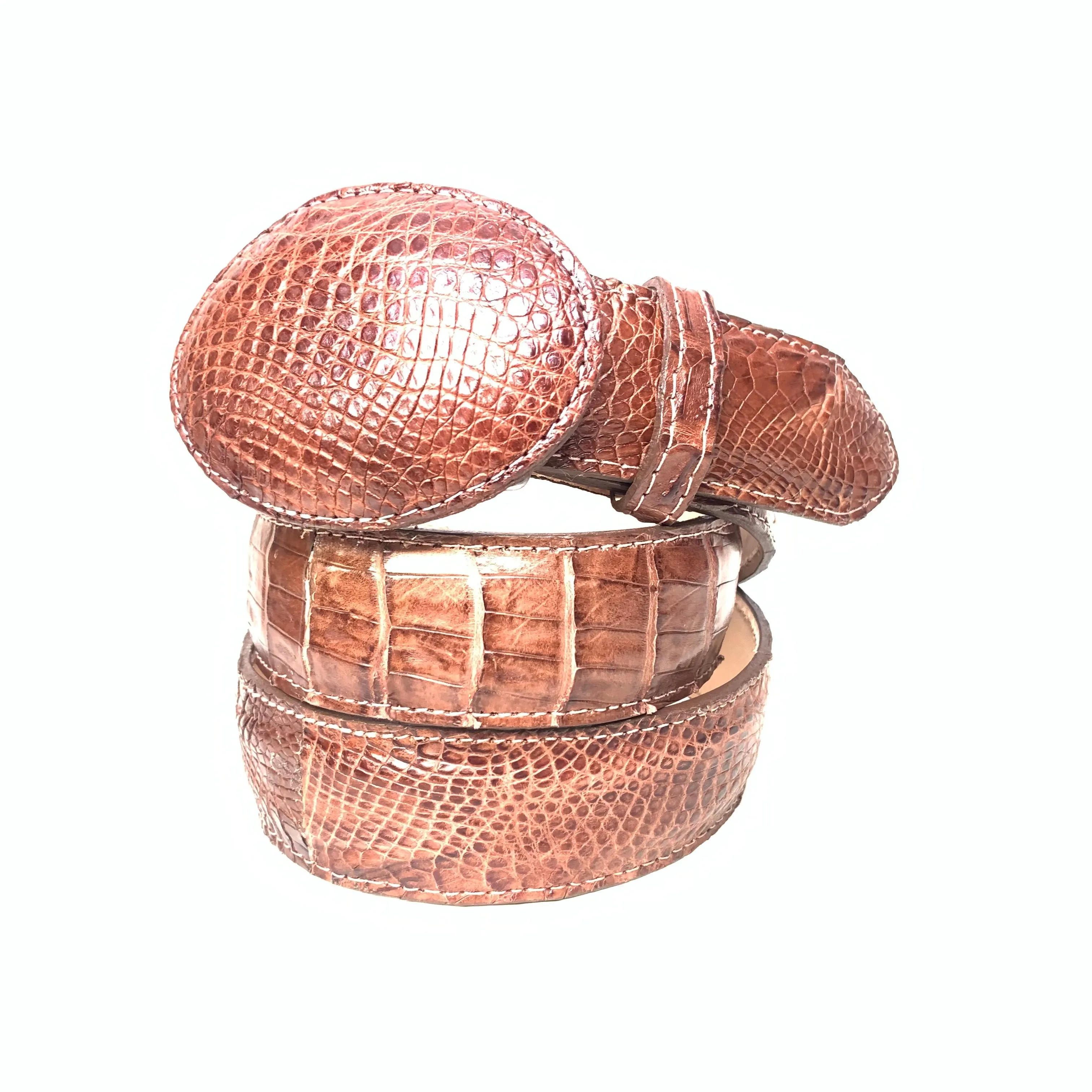Kashani Brown Crocodile Belt