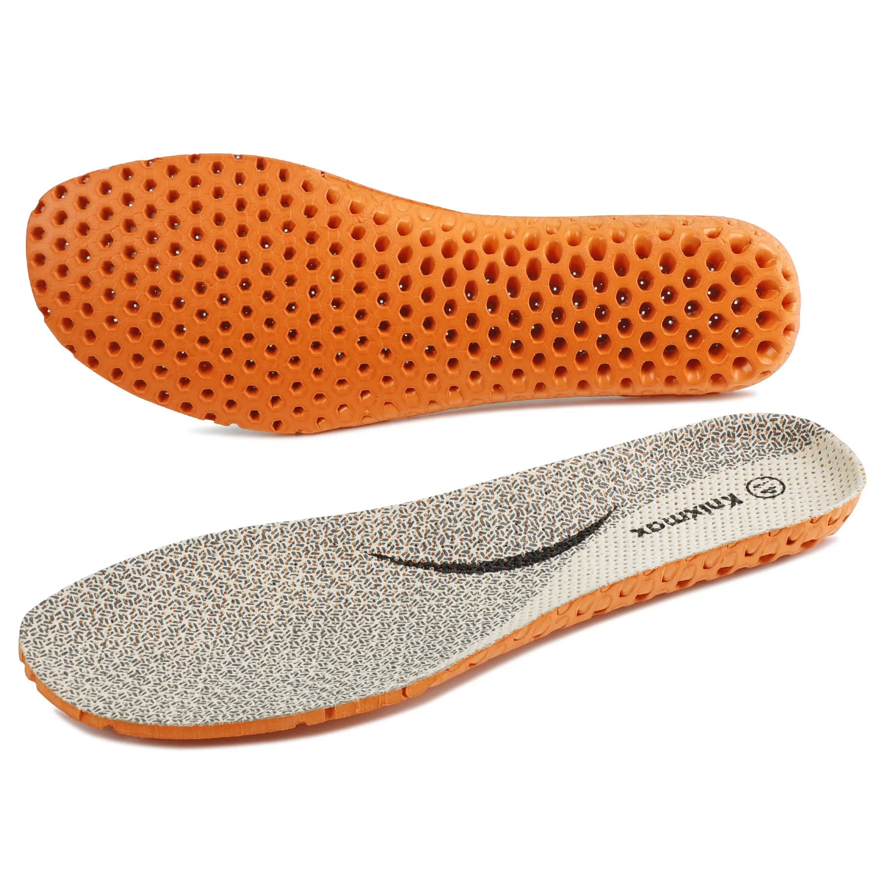 Knixmax Sports Insoles Beige Arch Support Full Length Orthotic Inserts for Men Women