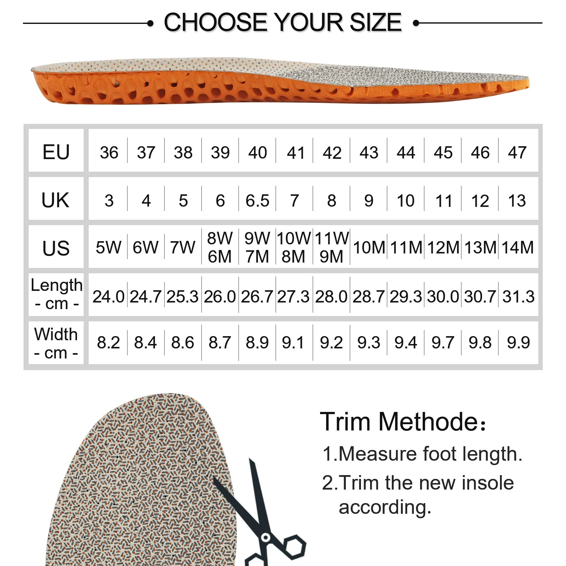 Knixmax Sports Insoles Beige Arch Support Full Length Orthotic Inserts for Men Women