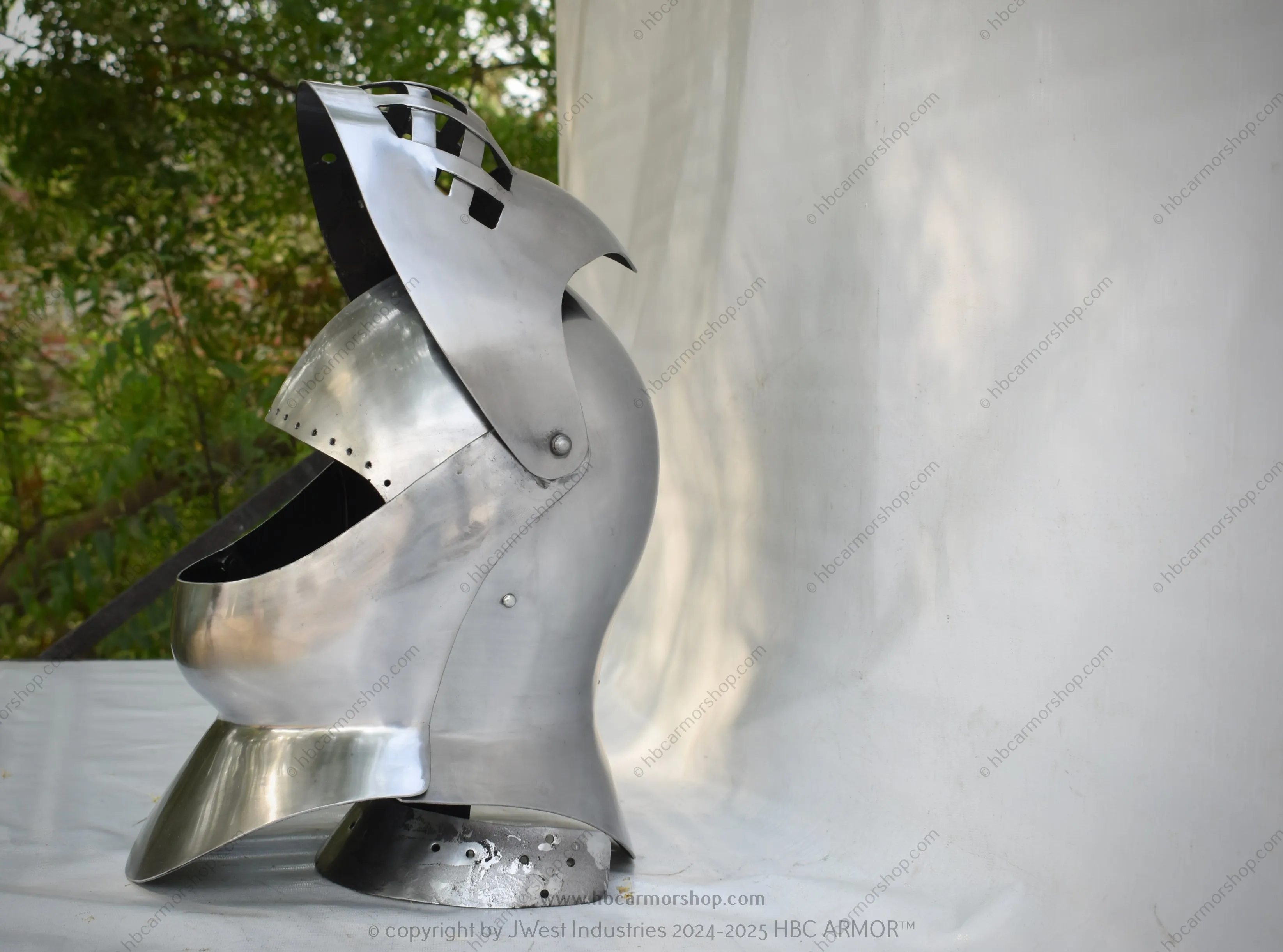 Metal Handforged Grand Armet "Victor" Helmet | Kolbenturnier helmet