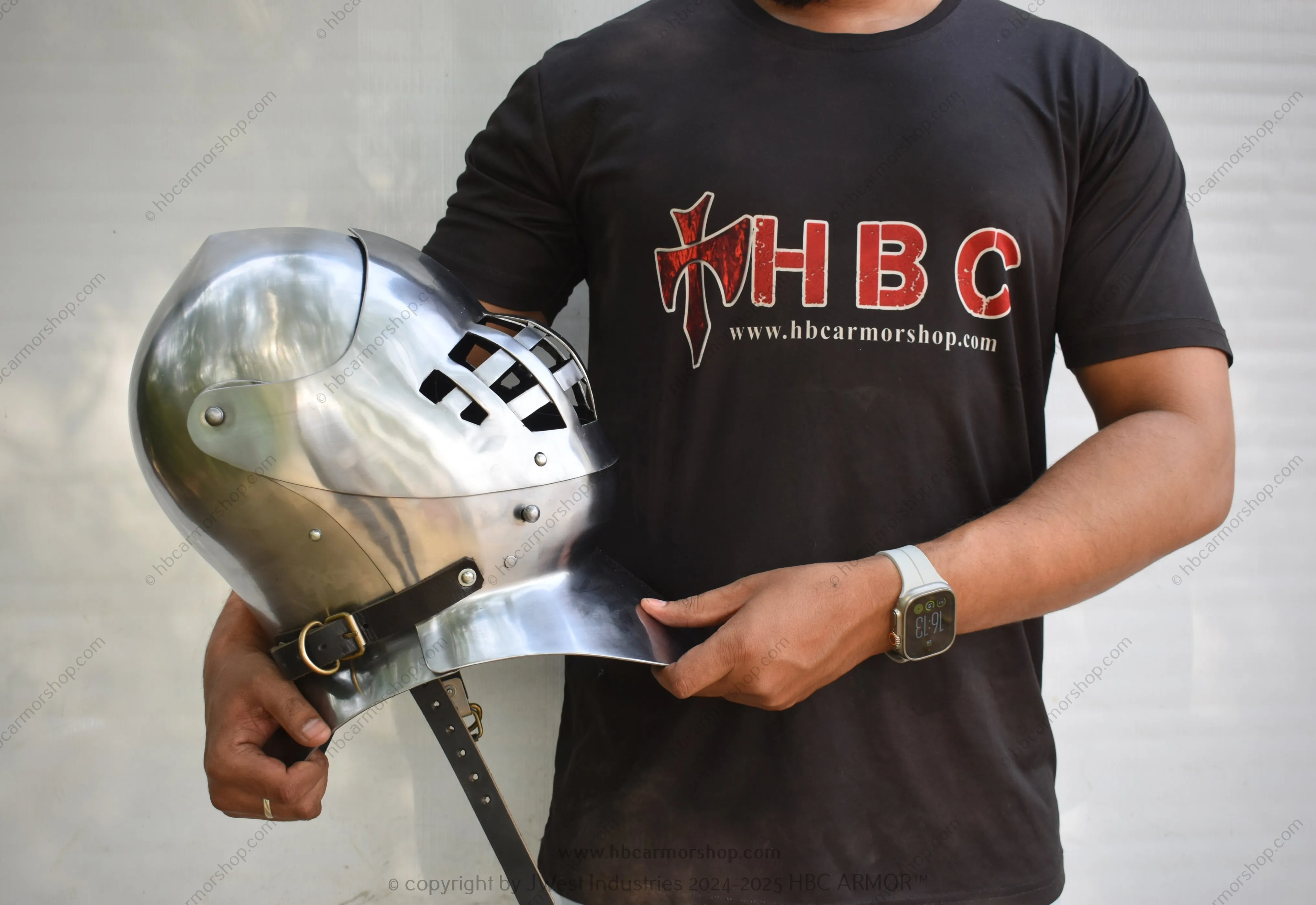 Metal Handforged Grand Armet "Victor" Helmet | Kolbenturnier helmet