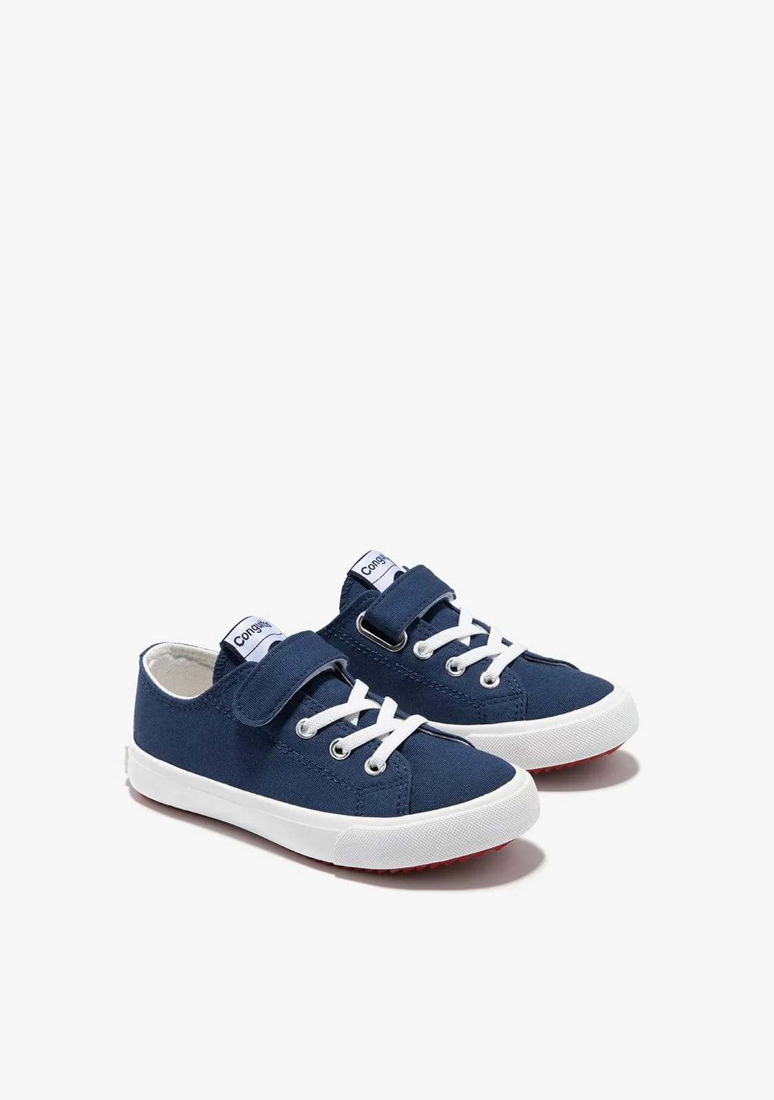 Navy Elastic Laces Sneakers