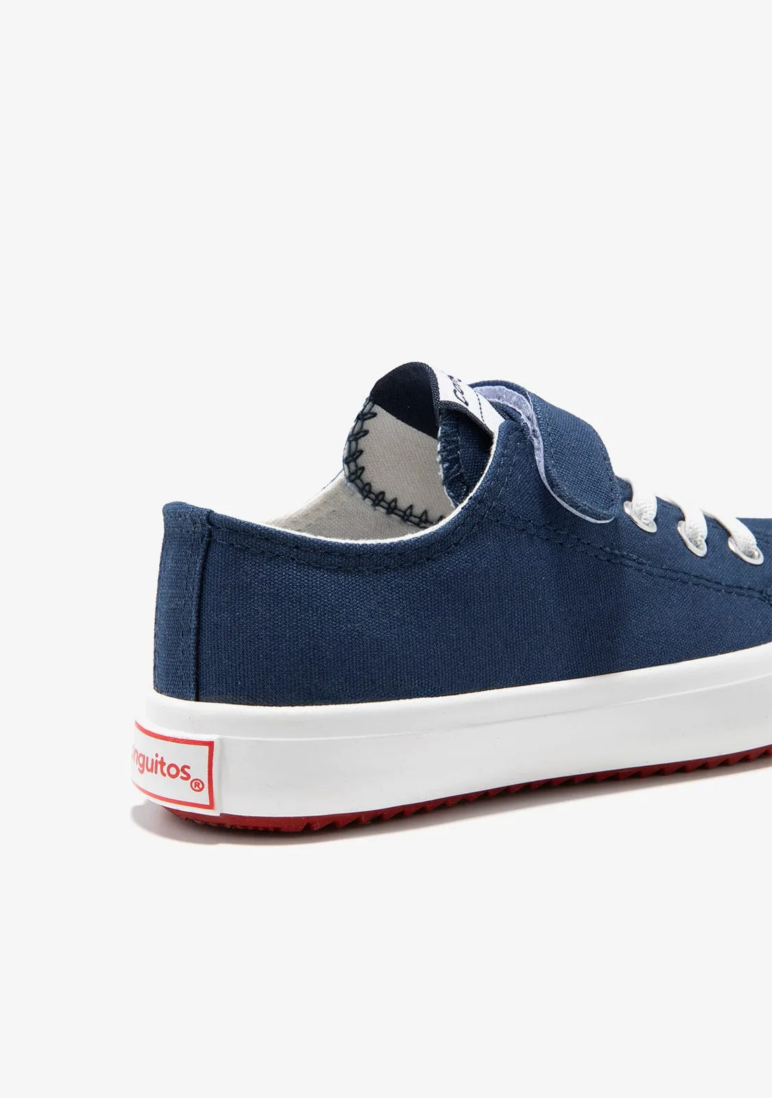 Navy Elastic Laces Sneakers