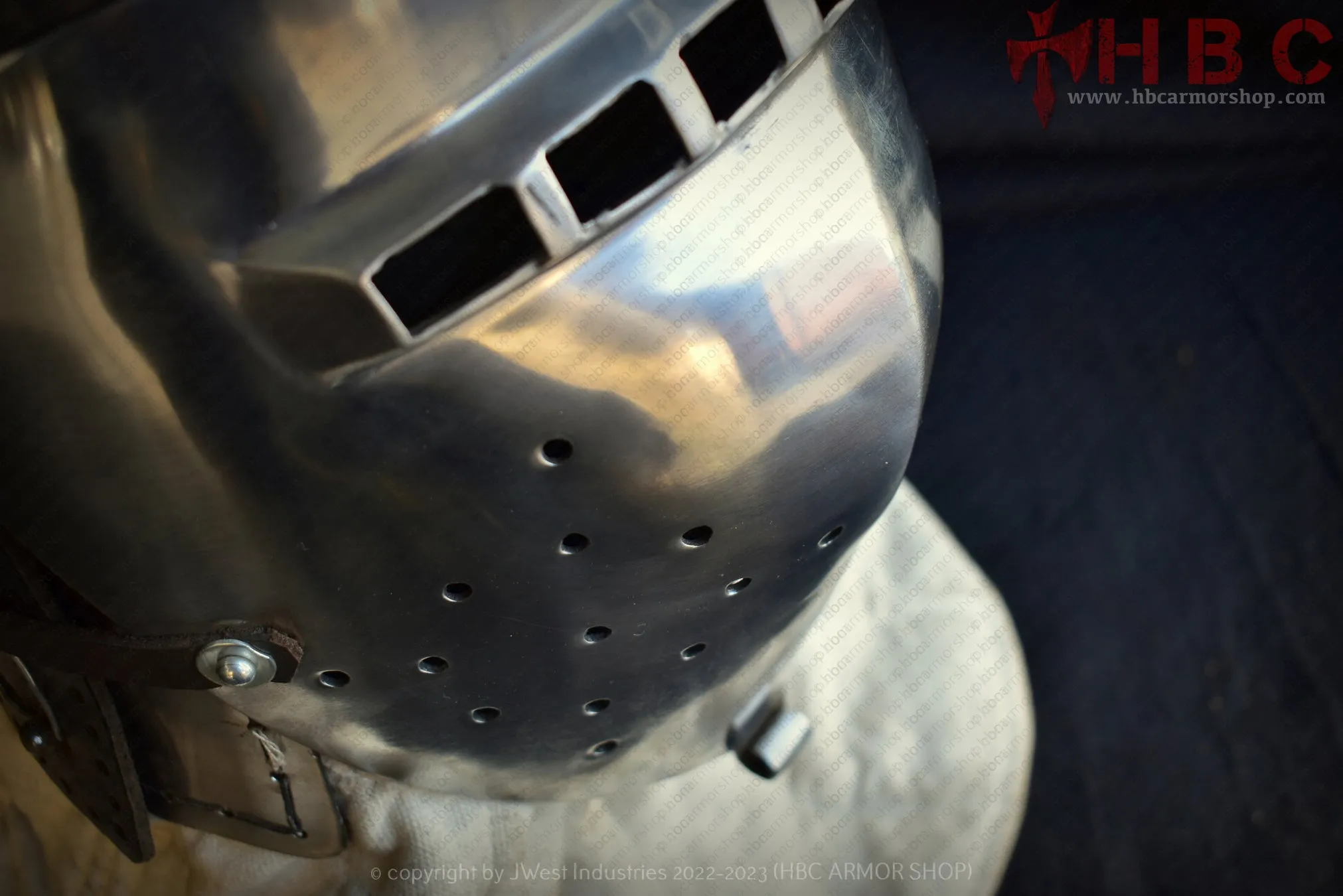 Nuremberg klapvisor Bascinet Helmet