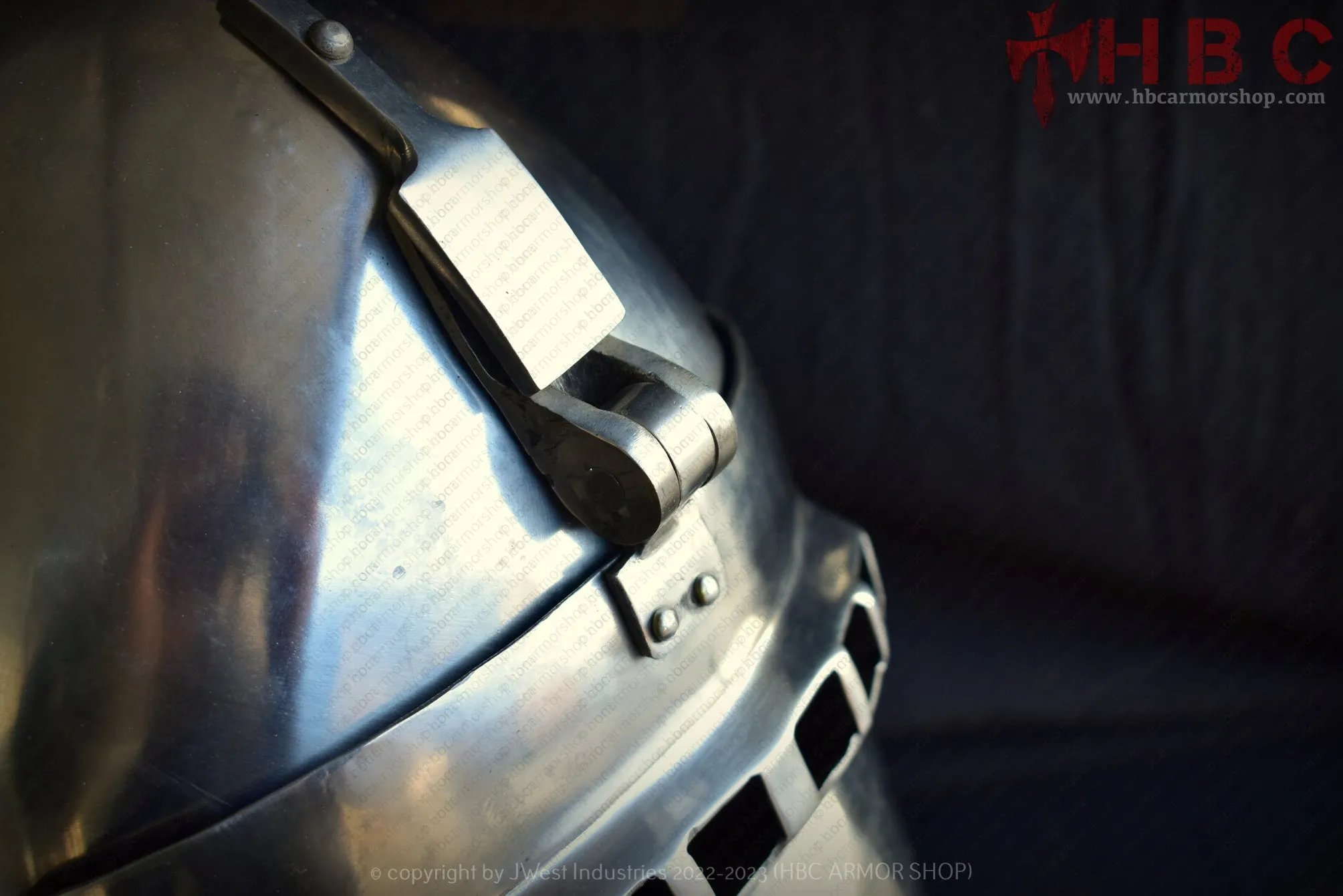 Nuremberg klapvisor Bascinet Helmet