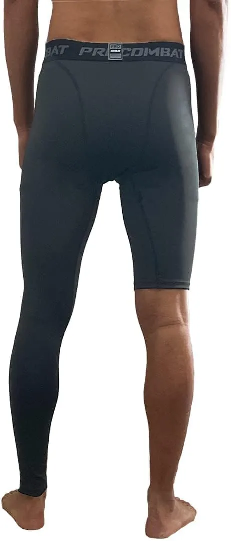 One Leg Compression Tights Long Pants Basketball Sports Base Layer Underwear Active Tight