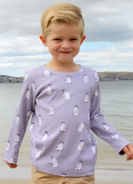 Penguin organic cotton long sleeve tee shirt