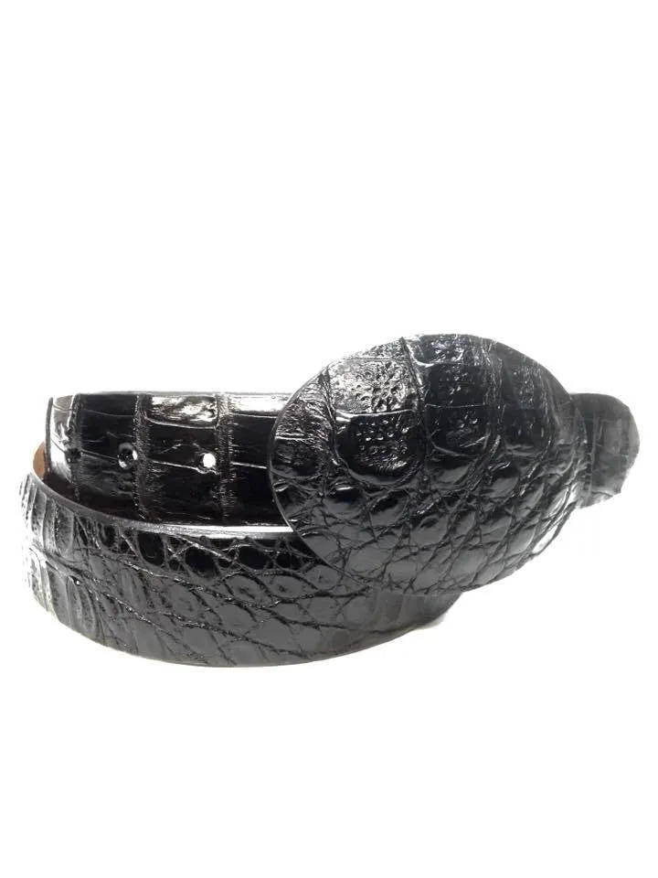 Safari  Black Crocodile Belt
