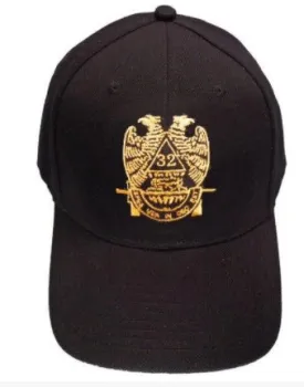 Scottish Rite Wings DOWN 32nd degree Masonic Baseball Cap