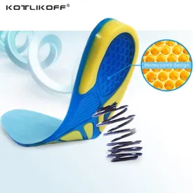 Silicon Gel Insoles Foot Care for Plantar Fasciitis Heel Spur Running Sport Insoles Shock Absorption Pads arch orthopedic insole