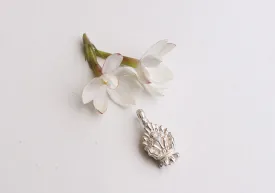 Silver Sterling Flaming Norbu Buddhist Prayer Mala Marker Clip