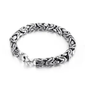 Simple Emperor Chain Titanium Steel Bracelet for Men