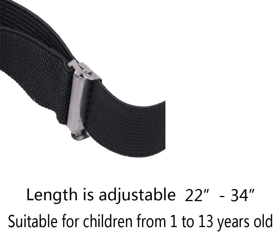 Suspenders Bow Tie for Boys and Girls Strong Metal Clips Adjustable Design Elastic Suspender Classic Accessory Set