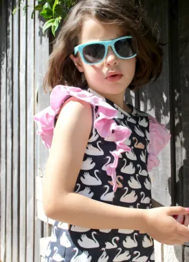 'Swan' organic cotton dress