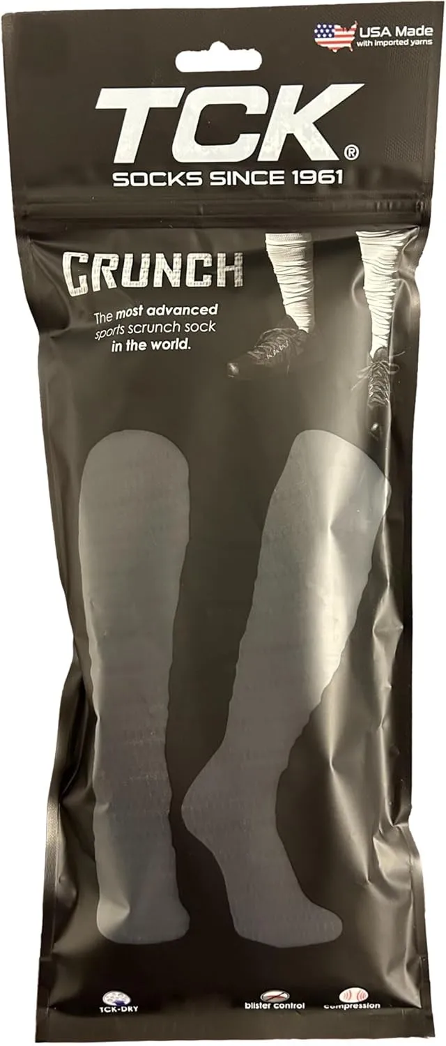 TCK Football Leg Sleeves Scrunch - Long Sports Sleeves For Men, Women, Youth, Boys, Girls and Athletes