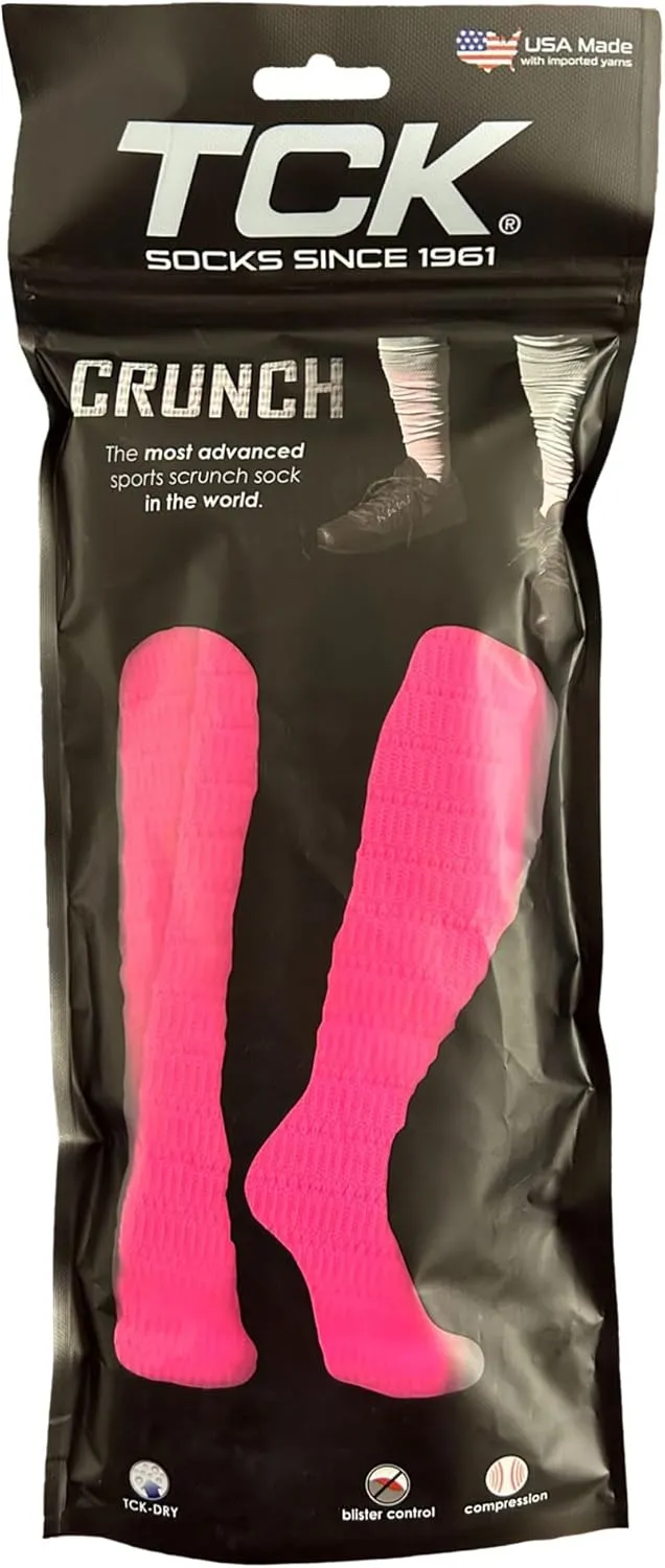 TCK Football Leg Sleeves Scrunch - Long Sports Sleeves For Men, Women, Youth, Boys, Girls and Athletes